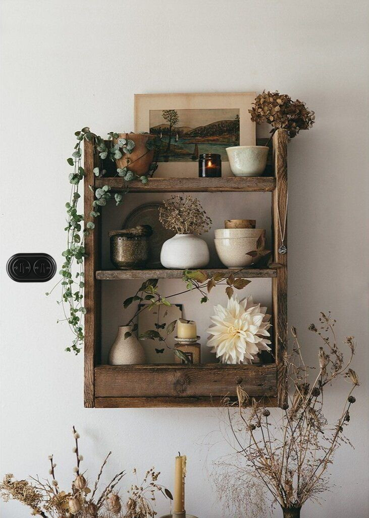 toma de pared de cer&aacute;mica