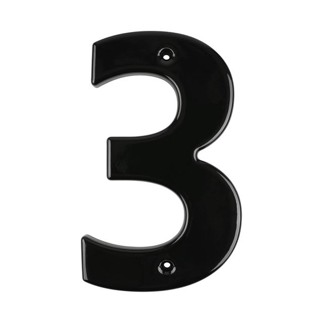 Elegante placa de número de casa de cerámica para casas europeas