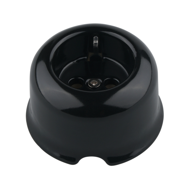  Caquetón de pared alemán alemán de porcelana de porcelana de Schuko montado en la superficie de la superficie