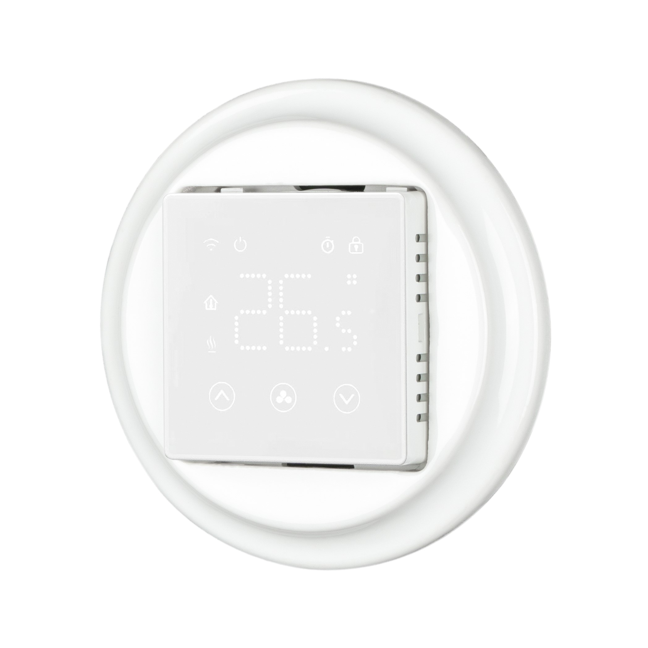 termostato de calefacci&oacute;n digital blanco